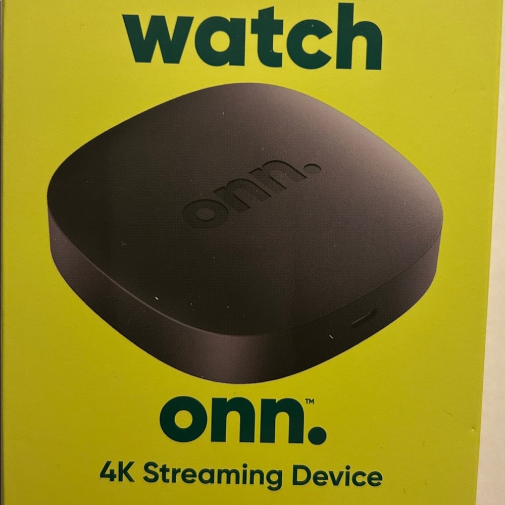 Onn Black 4K Streaming Device - New in box - Never used - $20